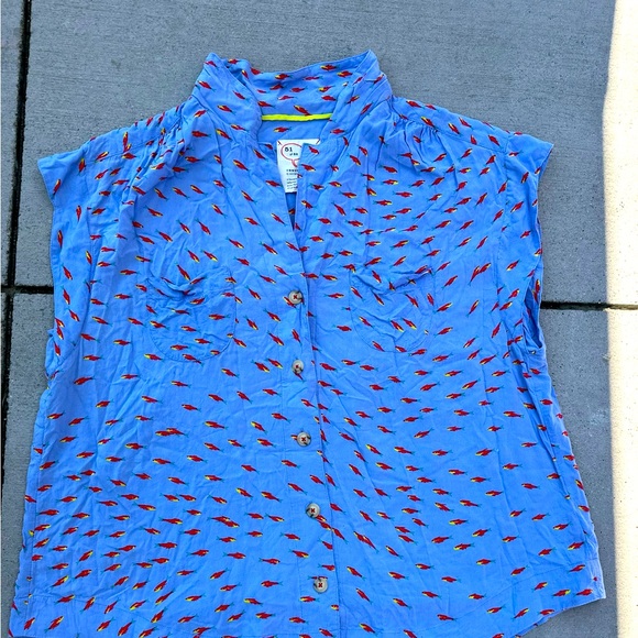 Very soft material
Blue and red "fish hook" top
Worn twice
From Anthropologie - Picture 2 of 4